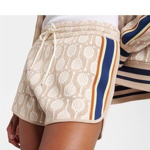 Tory Burch Sport Low-rise jacquard shorts